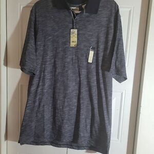 HAGGER Men's size XLARGE NWT blue NWT short sleeve Polo blue Muilt Color